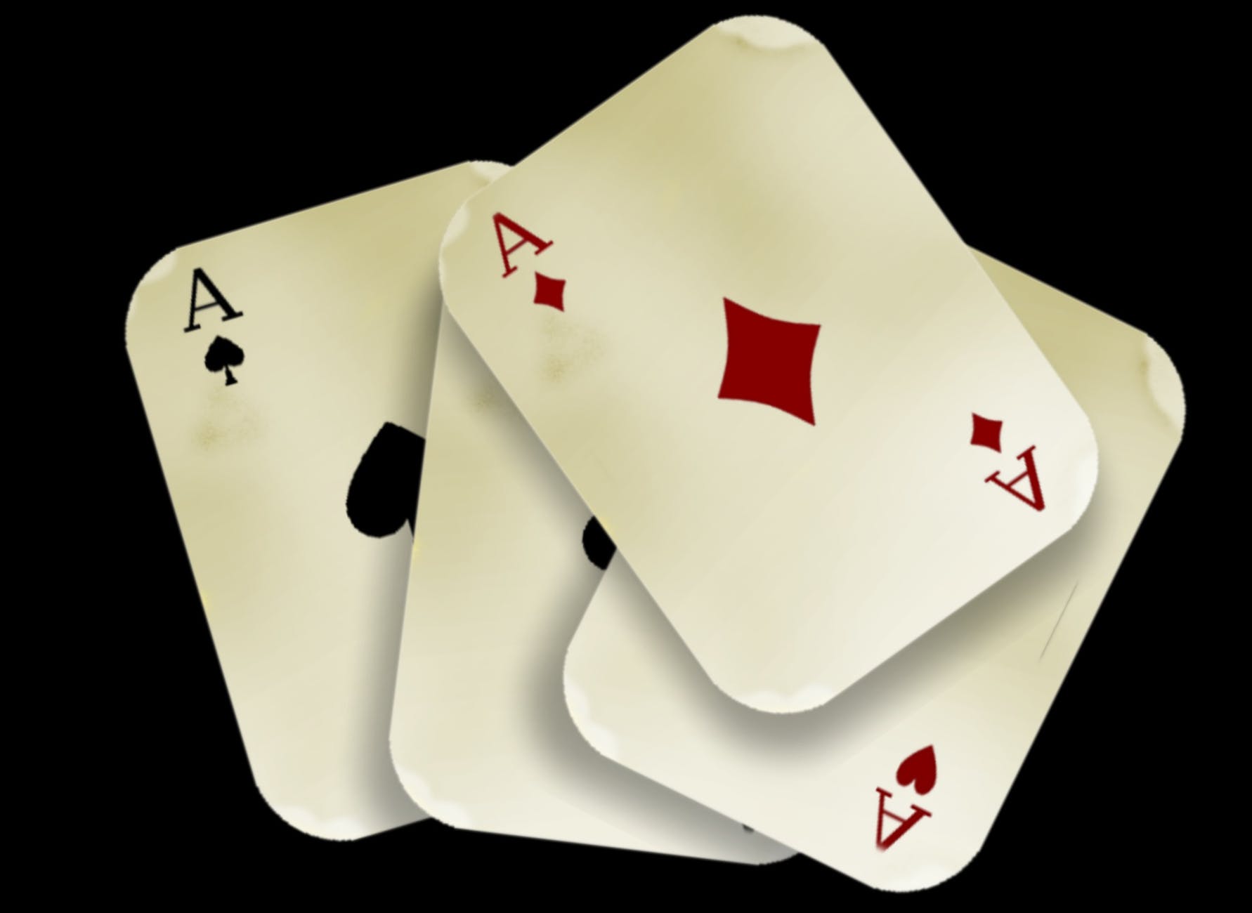 aces cards casino chance